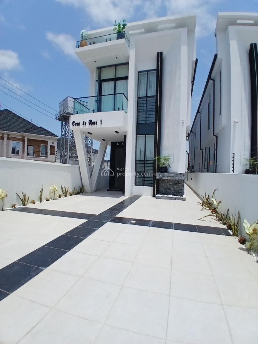 Exquisitely Finished 5 Bedroom Fully Detached Duplex with Bq + Swimmin, Ikota, Ikota, Lekki, Lagos, Detached Duplex for Sale