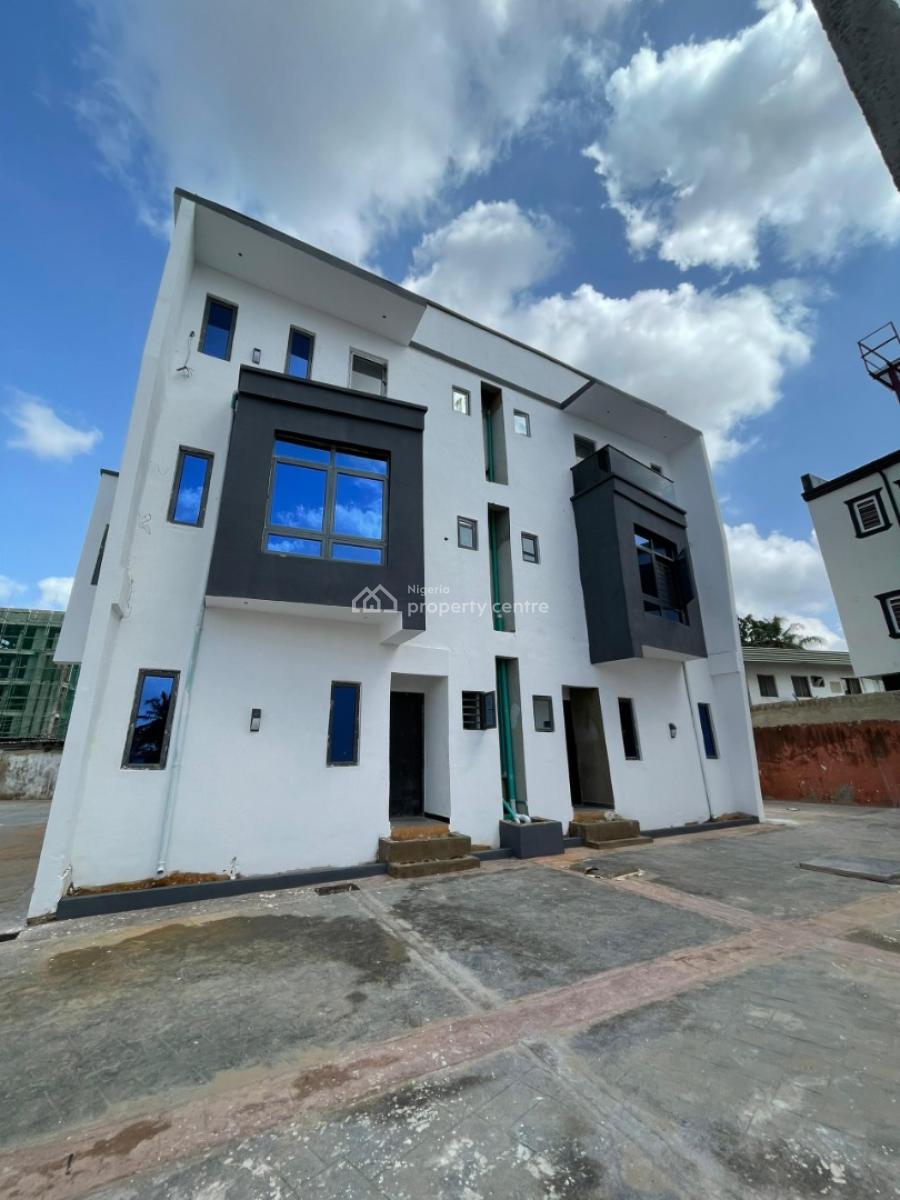 Newly Built 4 Bedroom Semi-detached Building with a Room Bq., Opebi, Ikeja, Lagos, Semi-detached Duplex for Sale