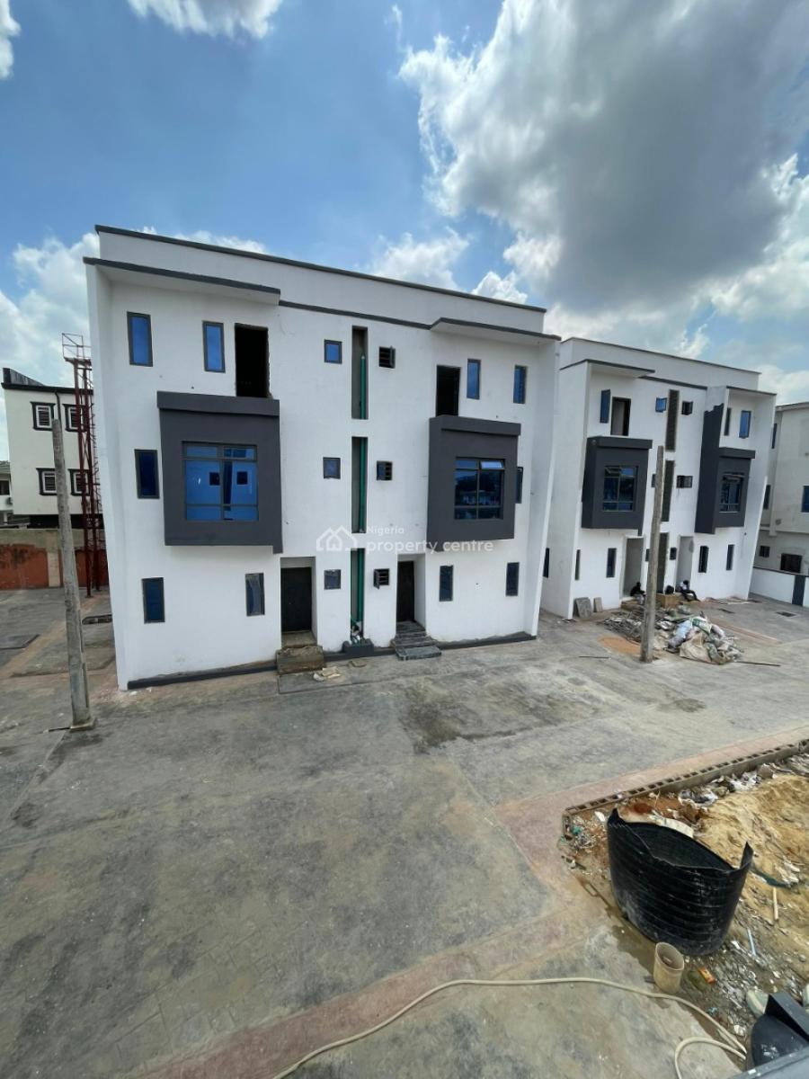 Newly Built 4 Bedroom Semi-detached Building with a Room Bq., Opebi, Ikeja, Lagos, Semi-detached Duplex for Sale