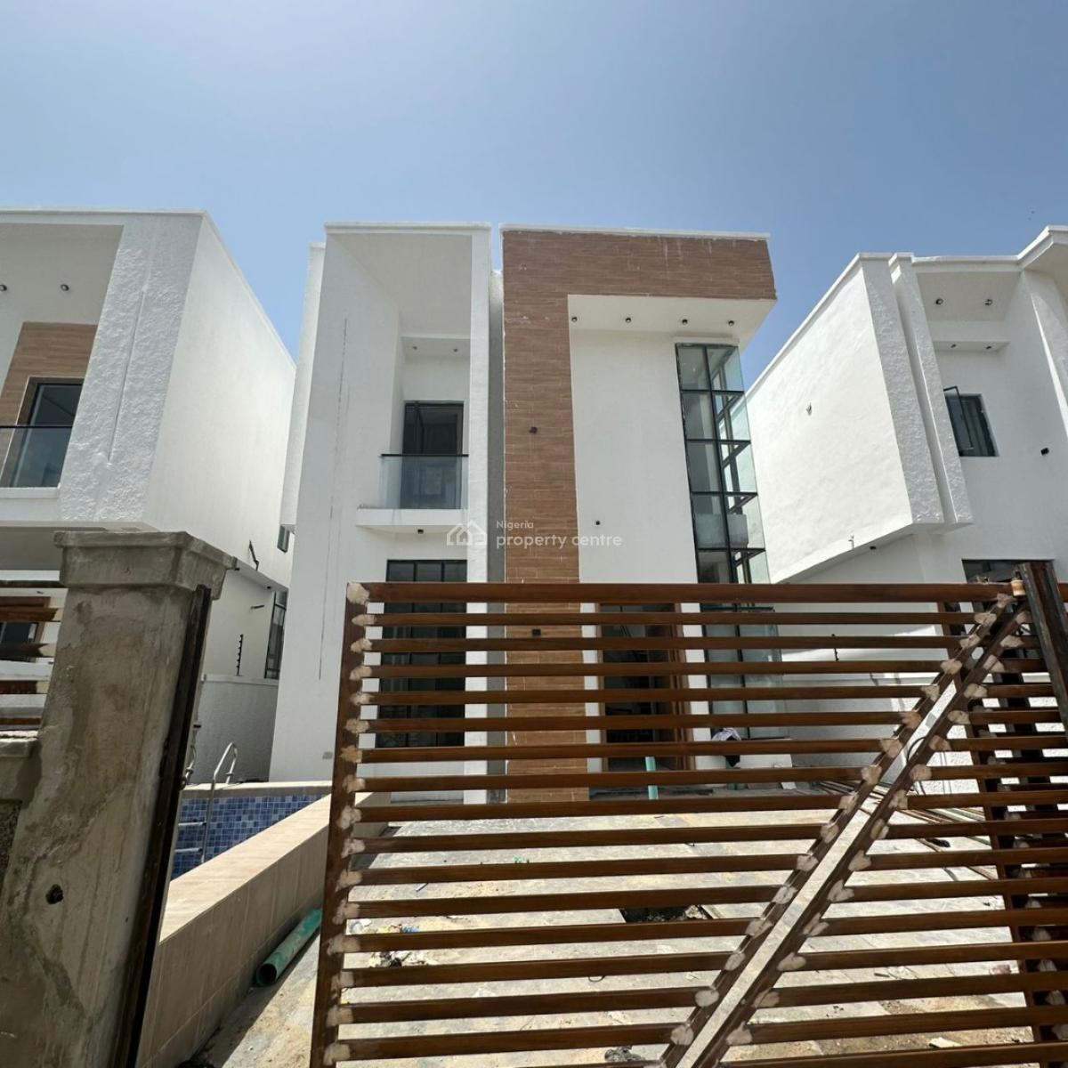Beautiful 4bedroom Duplex with a Bq and a Pool, Chevron, Lekki, Lagos, Detached Duplex for Sale
