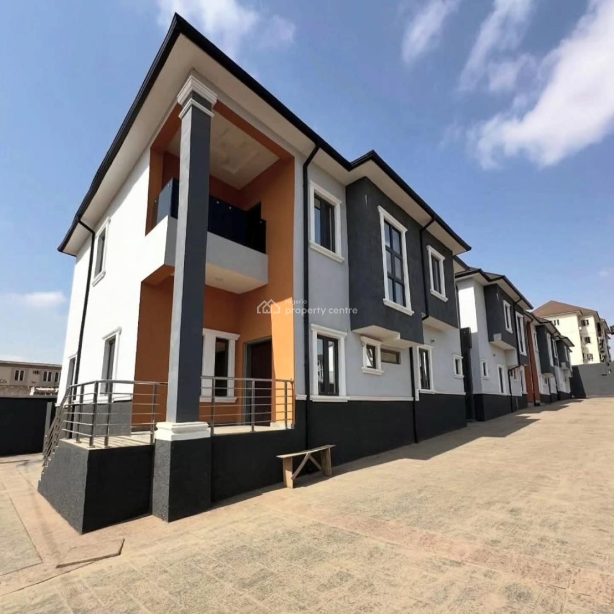 Newly Built 4-bedroom Terrace Duplex + Boys Quarters, Life Camp, Abuja, Terraced Duplex for Sale