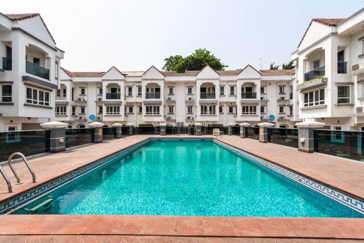 4 Bedrooms Terrace Duplex with Pool, Off Alfred Rewane, Ikoyi, Lagos, Terraced Duplex Short Let
