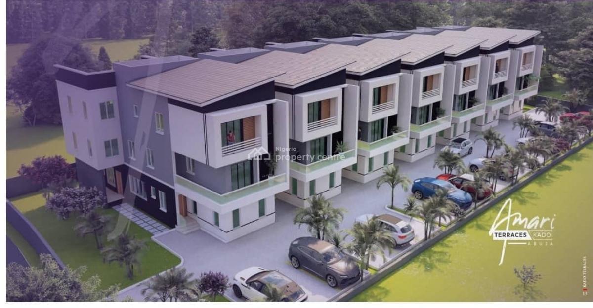 5 Bedroom Luxury Duplex with Bq in a City, Amari, Kado, Abuja, Semi-detached Duplex for Sale