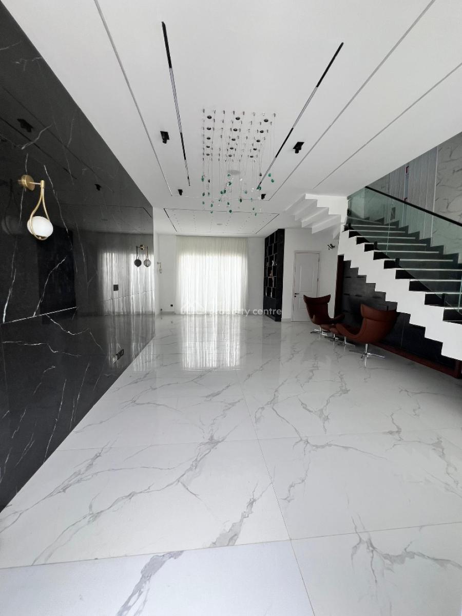 Contemporary Self Compound 5 Bed Terrace + Pool, Automated Home & Bq, Lekki Phase 1, Lekki, Lagos, Terraced Duplex for Sale