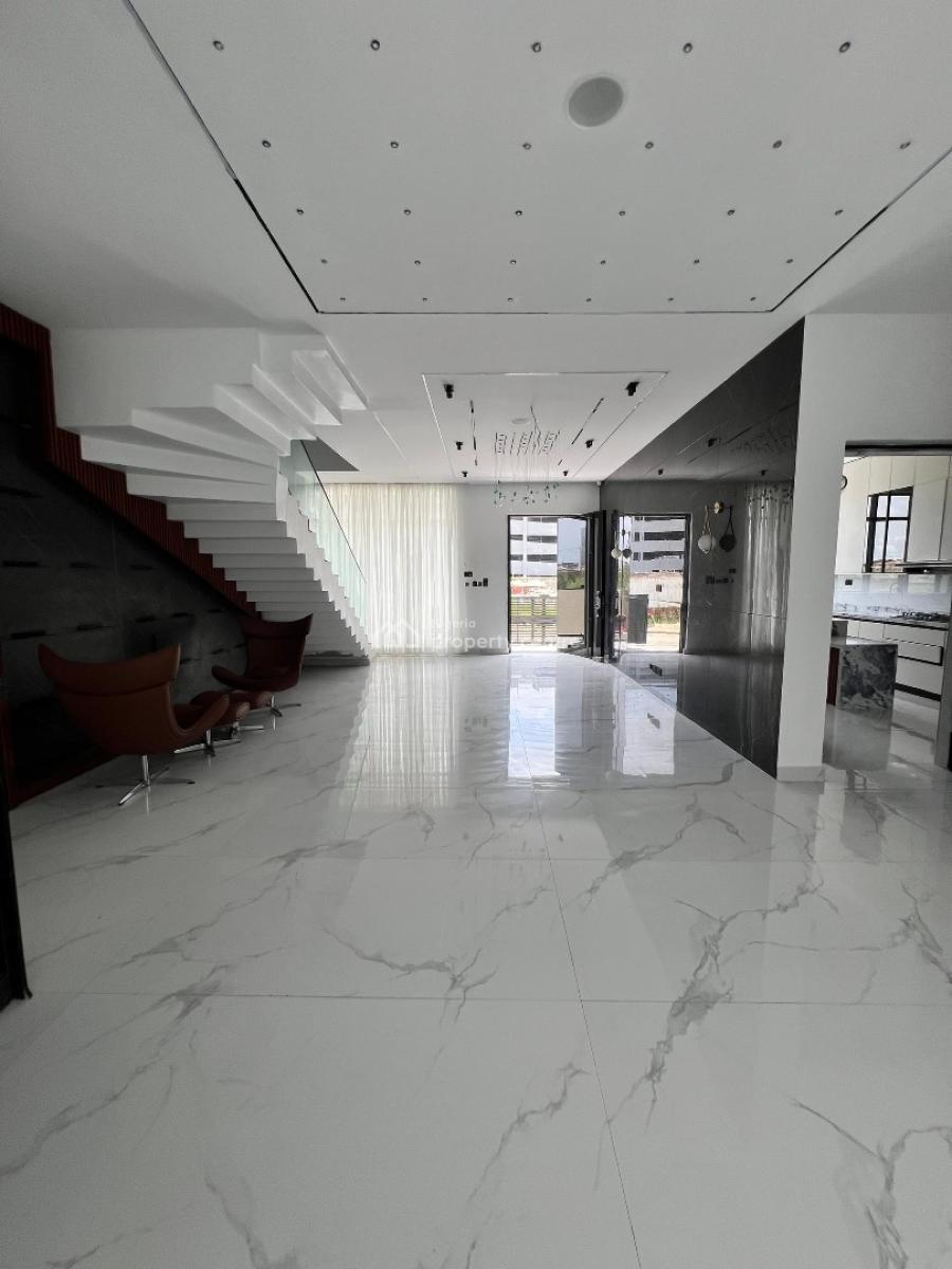 Contemporary Self Compound 5 Bed Terrace + Pool, Automated Home & Bq, Lekki Phase 1, Lekki, Lagos, Terraced Duplex for Sale