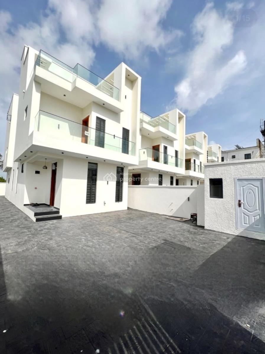 4 Bedroom Unit with a Bq, Ikota Lekki, Lekki, Lagos, Terraced Duplex for Sale
