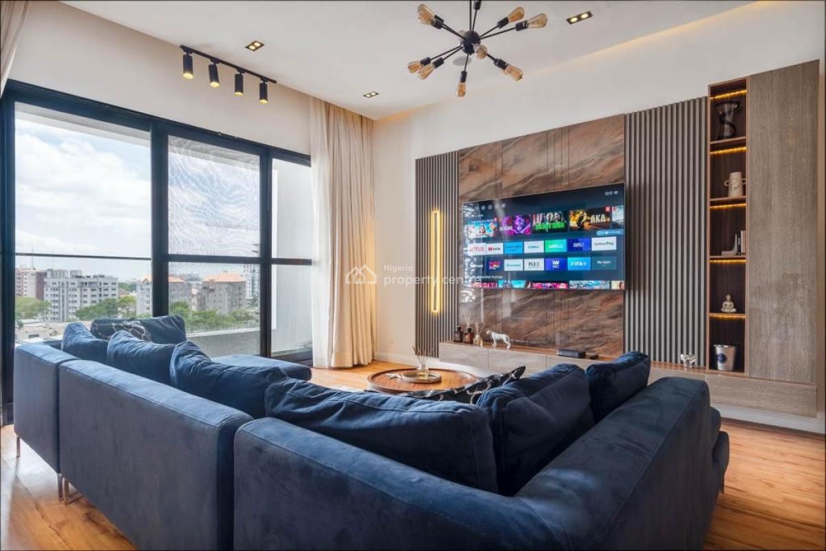 Luxurious 4 Bedrooms Penthouse with Pool, Off Bourdillon Road, Ikoyi, Lagos, Flat / Apartment Short Let