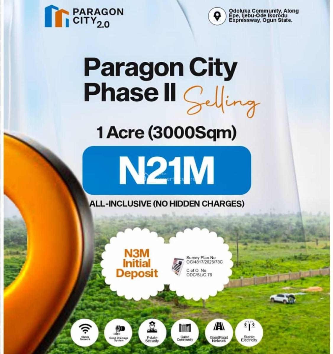 Prime Commercial Plots (for Serious Investors), Ibeju Lekki, Lagos, Mixed-use Land for Sale