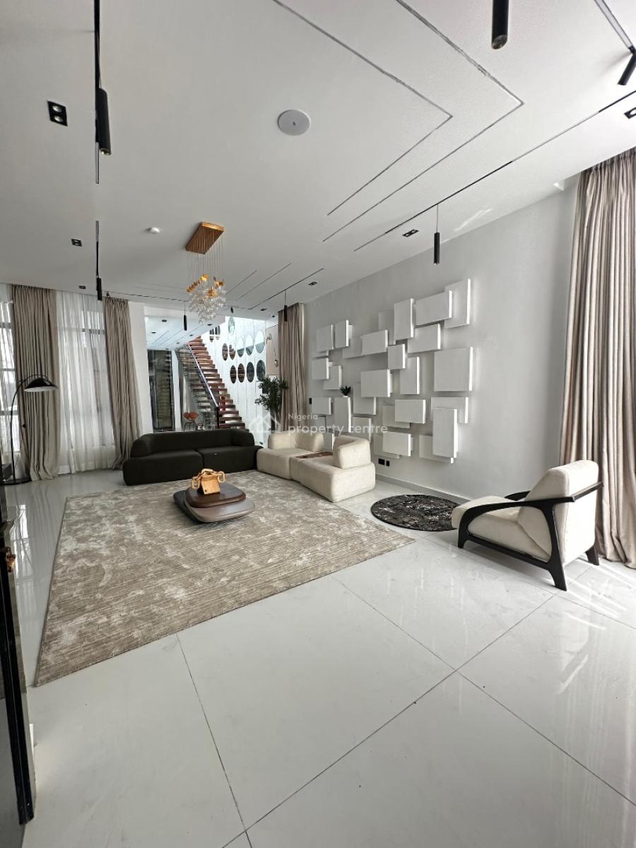 Fully Furnished Luxury 5 Bed Fully Detached Duplex with Snooker, Solar, Chevron, Lekki, Lagos, Detached Duplex for Sale