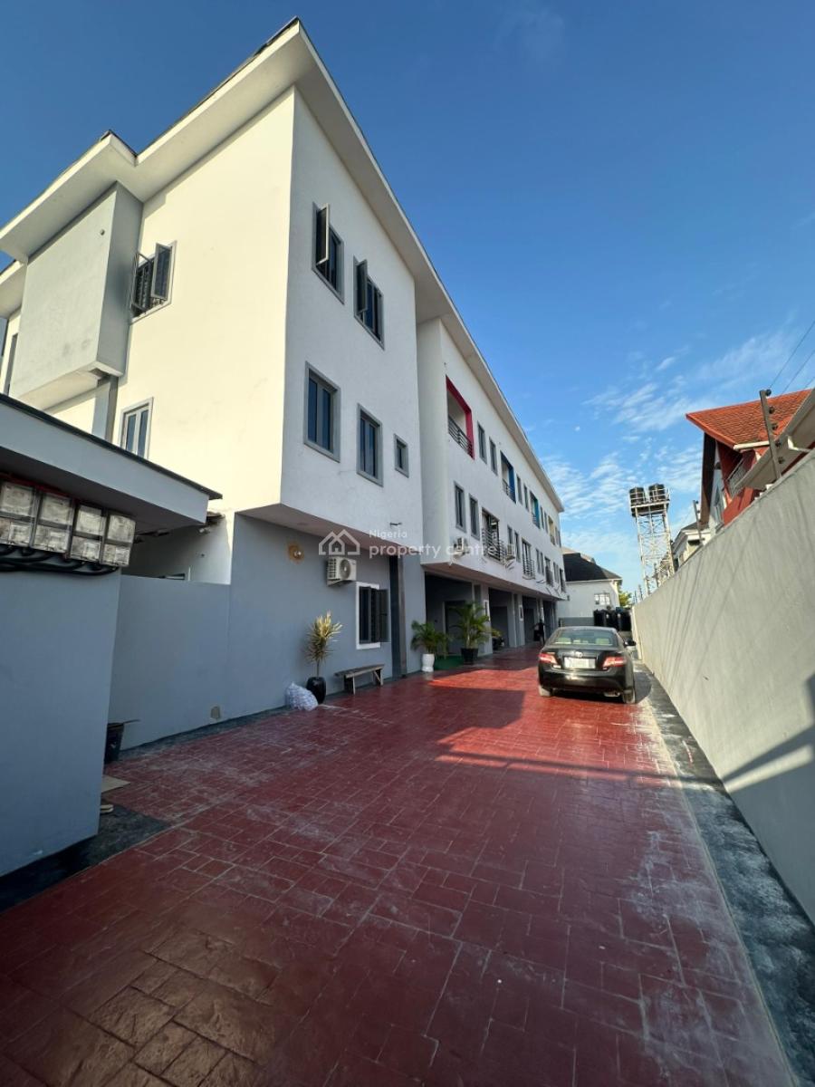 Spacious 4 Bedroom Terrace with a Bq in a Secure Environment, Ikate, Ikate Elegushi, Lekki, Lagos, House for Sale