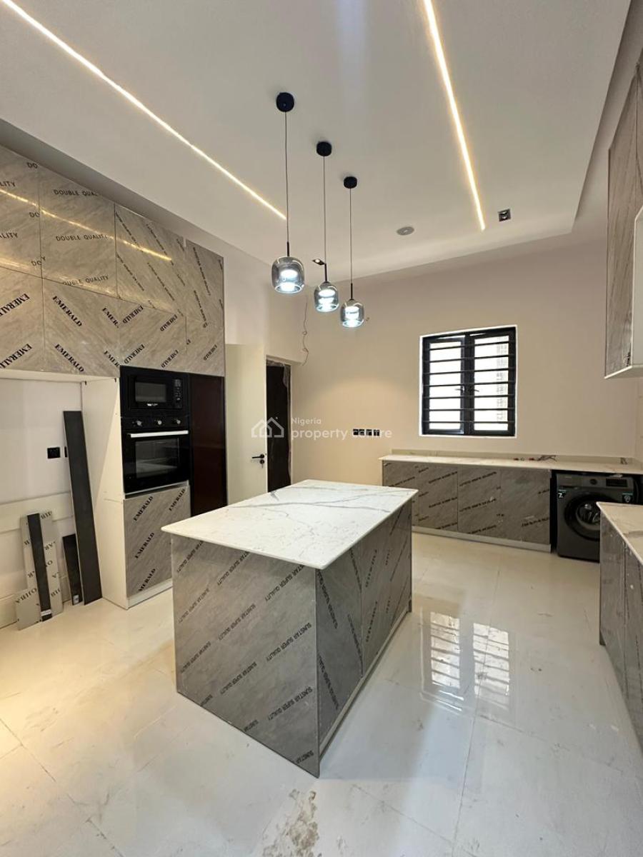 Luxury Exquisite Spacious 5 Bedroom Fully Detached Duplex + Bq, Pool, Vgc, Lekki, Lagos, Detached Duplex for Sale