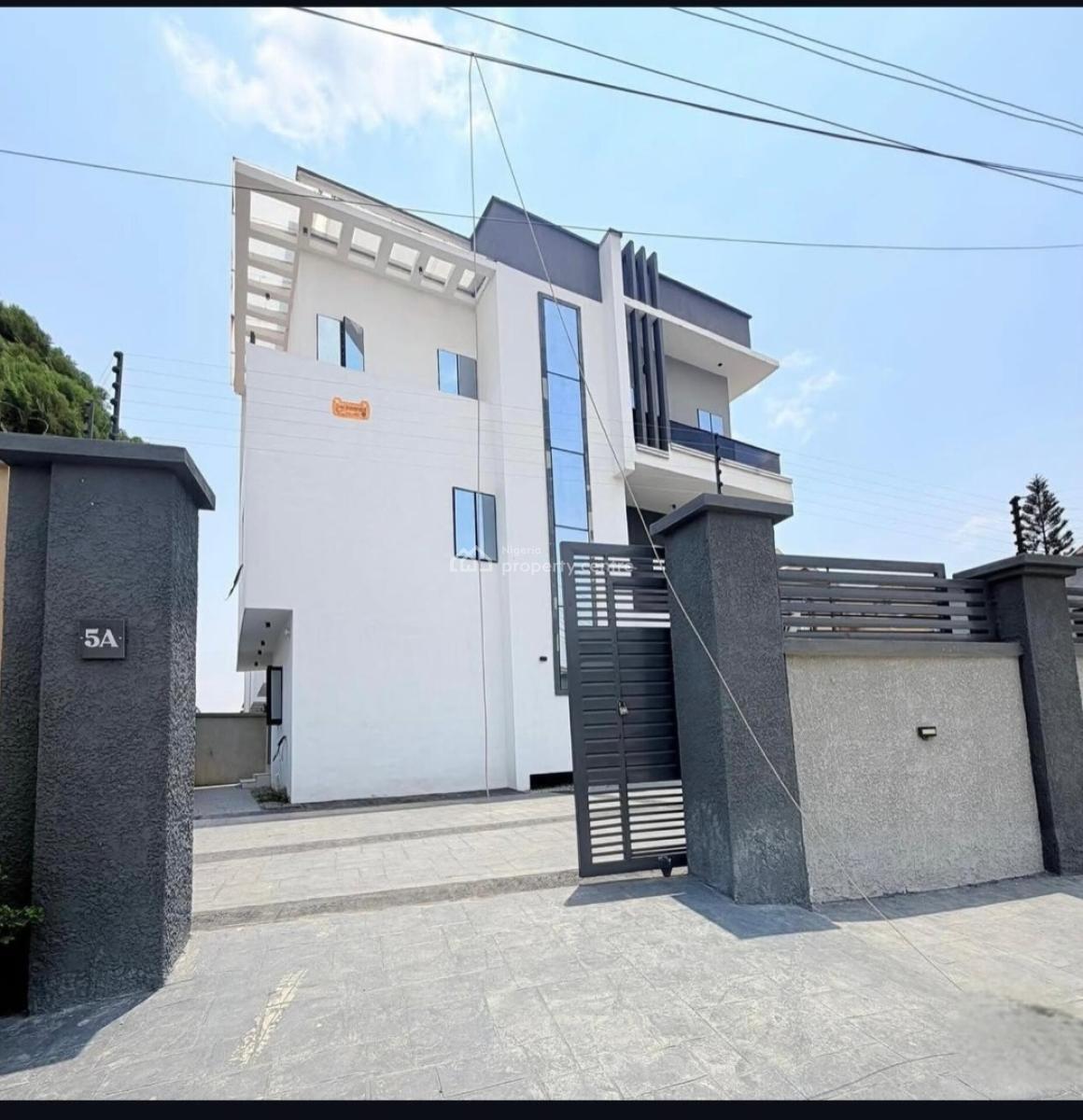 4 Bedroom Fully Detached Duplex with a Bq and Study, Magodo, Lagos, Detached Duplex for Sale