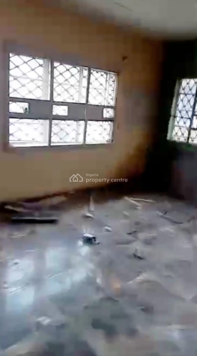 Large 3 Bedroom Flat, Off College Road, Ogba, Ikeja, Lagos, Flat / Apartment for Rent