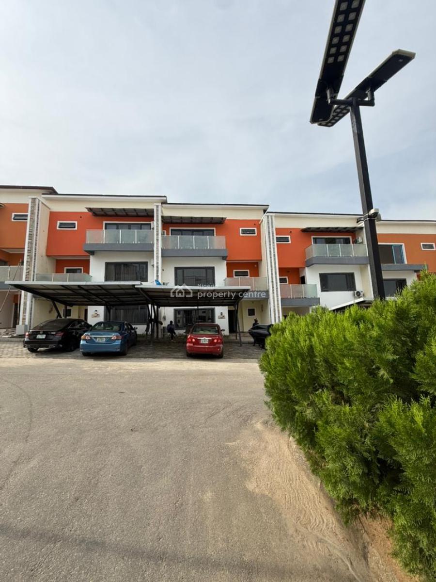 Well Finished 4 Bedroom Spacious Terrace Duplex,bq,in a Gated Estate, Kado - Life Camp Round About. , Tarred Road, Kado, Abuja, Terraced Duplex for Rent