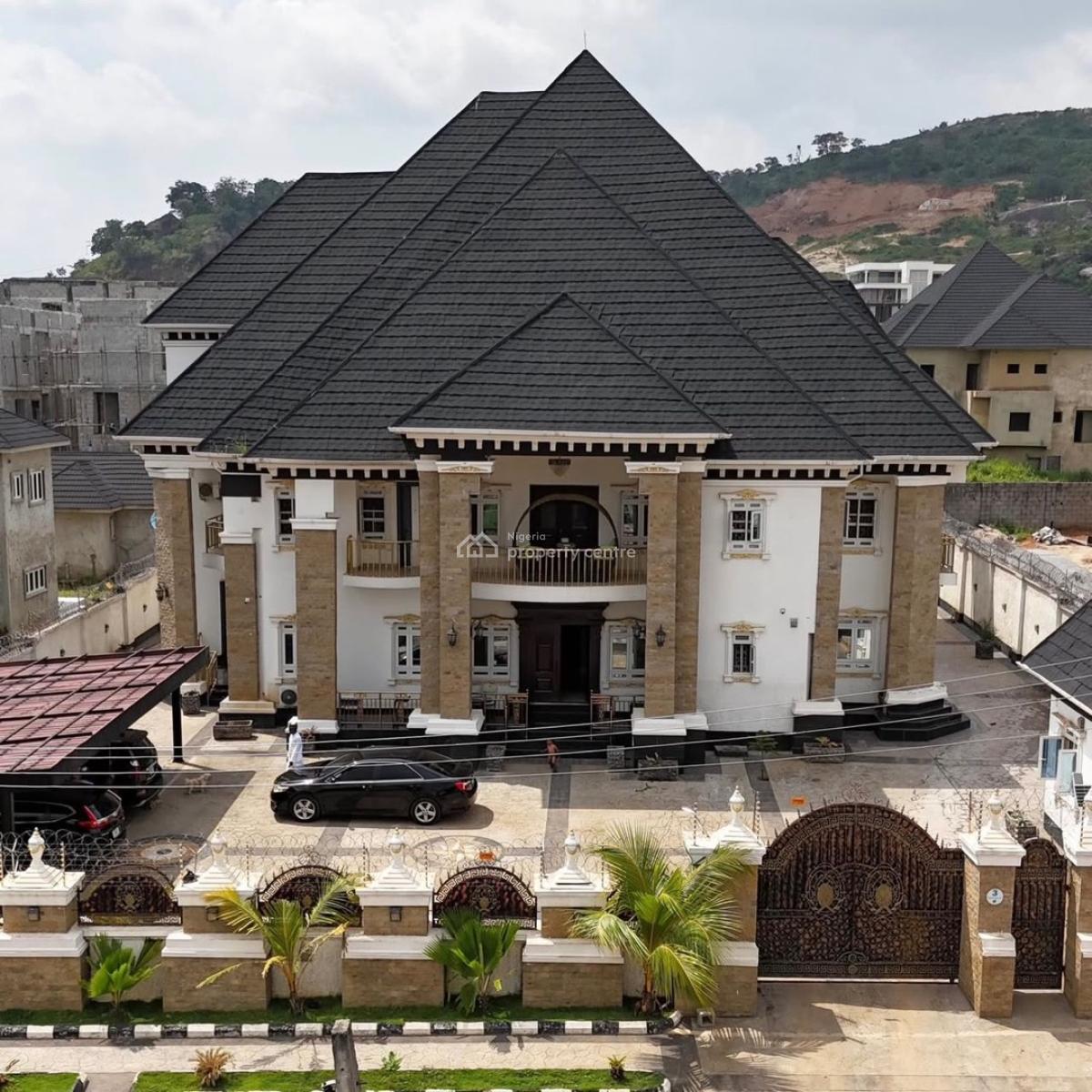 Contemporary 7 Bedroom Mansion,pool,gym,penthouse, 2bedrm Bq, Secured Neighborhood, Katampe Extension, Katampe, Abuja, Detached Duplex for Sale