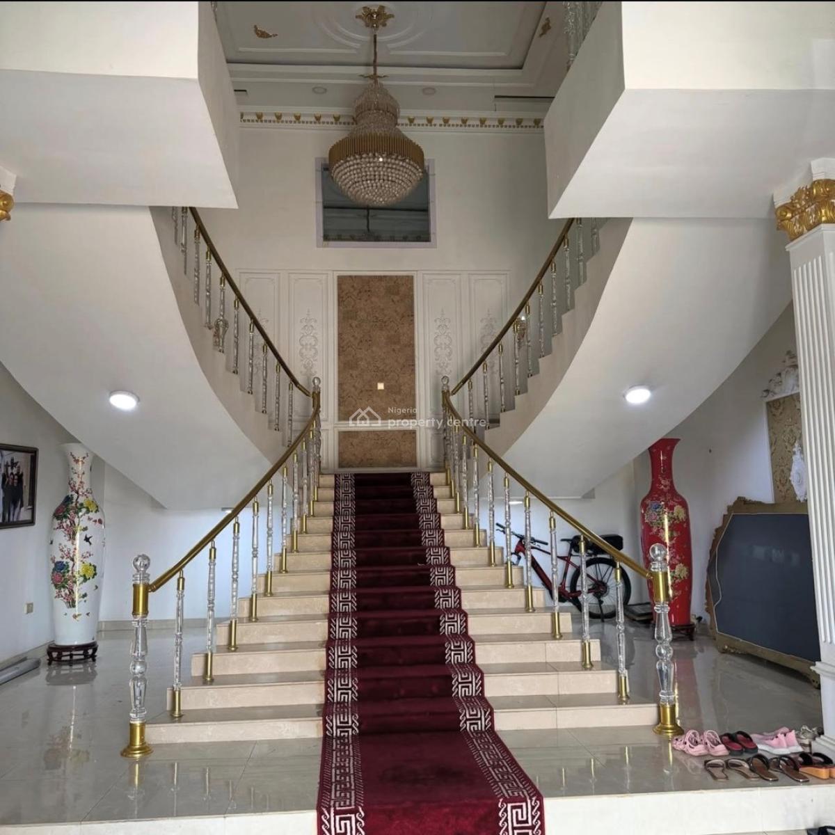 Contemporary 7 Bedroom Mansion,pool,gym,penthouse, 2bedrm Bq, Secured Neighborhood, Katampe Extension, Katampe, Abuja, Detached Duplex for Sale