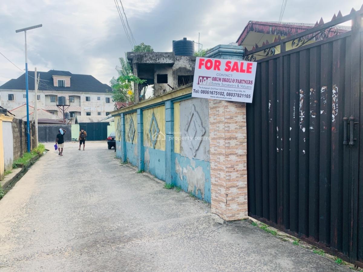 a Spacious 4-bedroom Bungalow with Service Quarters, Off Haruk Road Rumuigbo New Layout, Port Harcourt, Rivers, Detached Bungalow for Sale