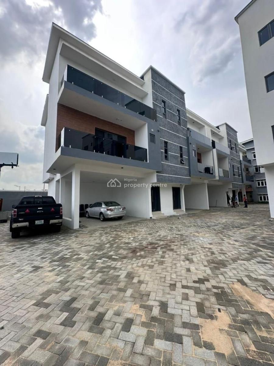 Spacious 4  Bedrooms Terrace Duplex with Bq, Ologolo, Lekki, Lagos, Terraced Duplex for Sale