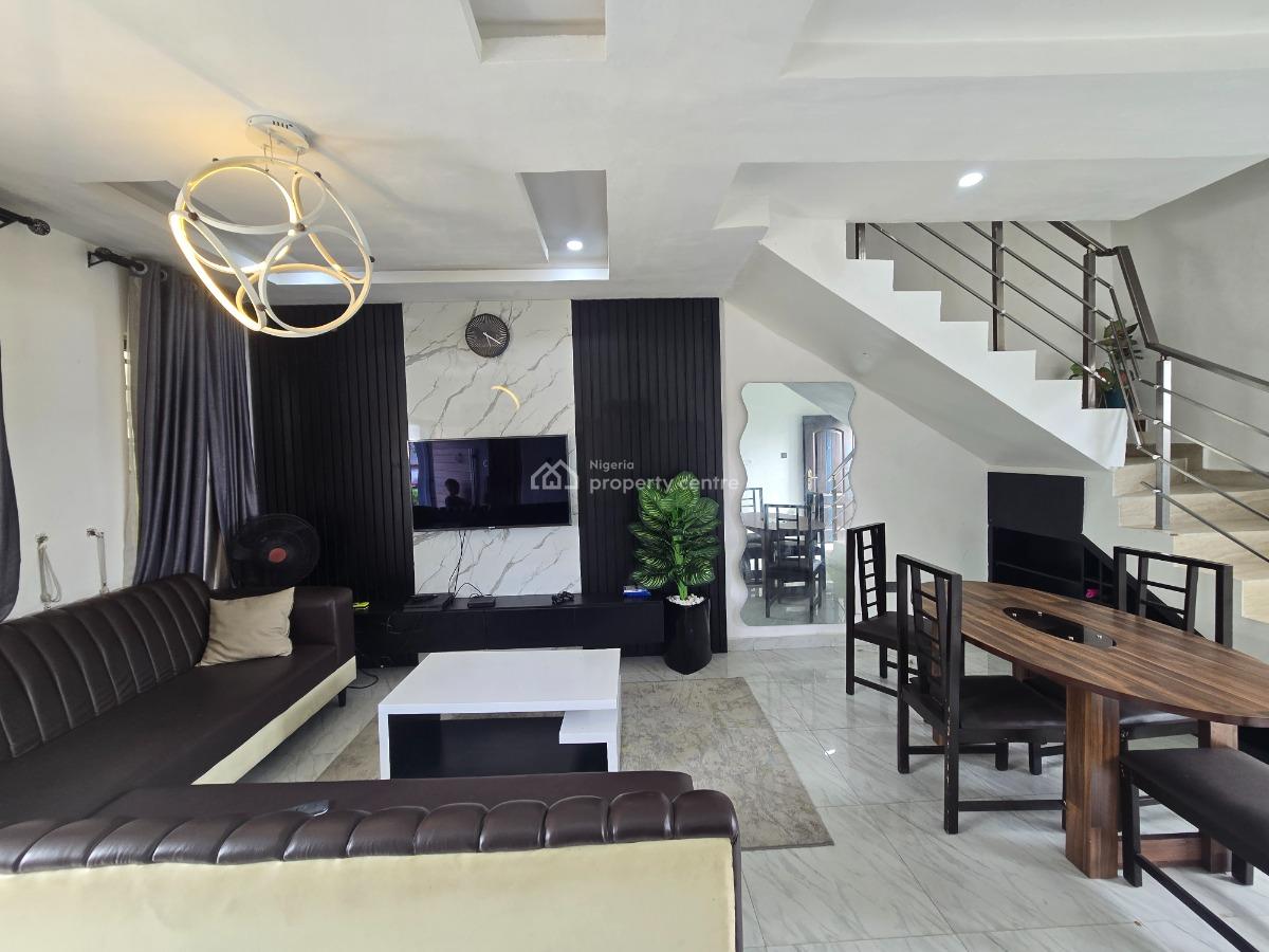 Tastefully Finished & Furnished 2 Bedroom Terrace Duplex with Bq, Citadel View Estate, Olokonla, Ajah, Lagos, Terraced Duplex for Sale