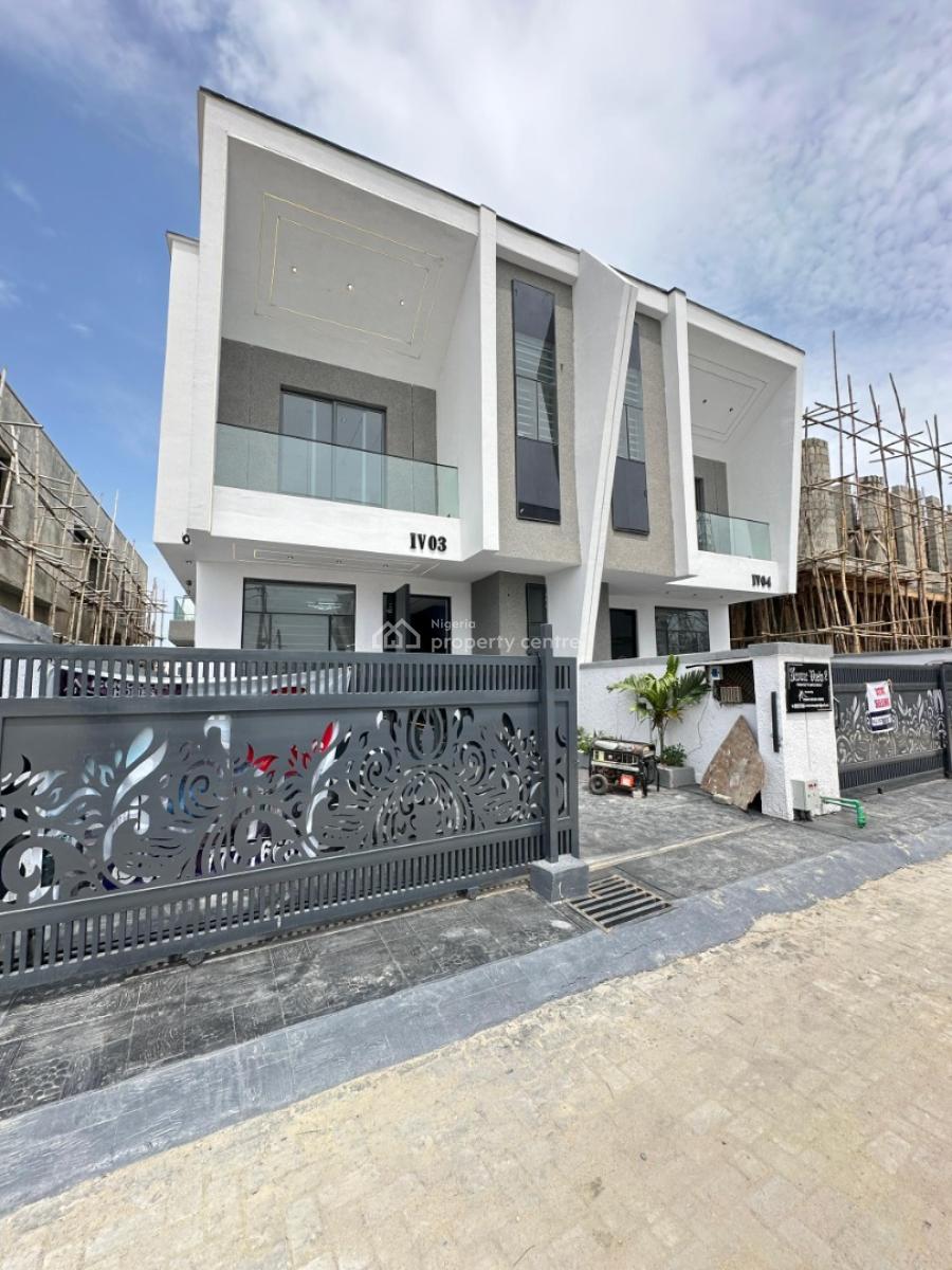 Luxury Spacious 4 Bedroom Semi-detached Duplex with Bq, Ikota, Lekki, Lagos, Semi-detached Duplex for Sale