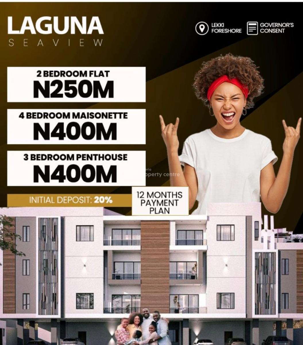 Classic  2 Bedroom Luxury Seaview Apartments, Laguna Seaview Foreshore Scheme ,lekki, Lekki, Lagos, Block of Flats for Sale