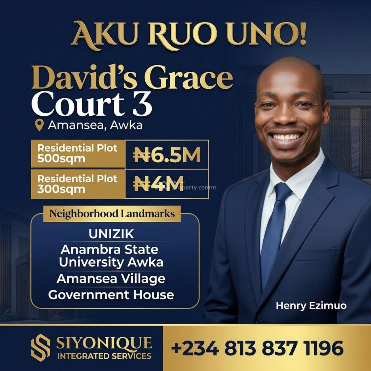 Your Piece of The Soil: Verified Wealth Starts Here The Possession, Amansea, Awka – Near Unizik & Govt House, Amansea, Awka, Anambra, Residential Land for Sale