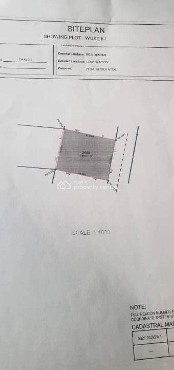 1,574sqm Land in Serene Location, Aminu Kano Crescent, Wuse 2, Abuja, Land for Sale
