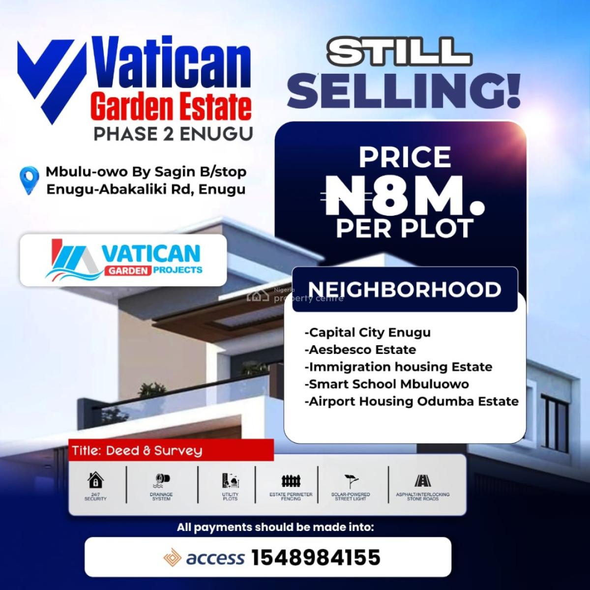 Land in a Serene Neighborhood with High Roi, Enugu -abakaliki Road, Enugu, Enugu, Mixed-use Land for Sale