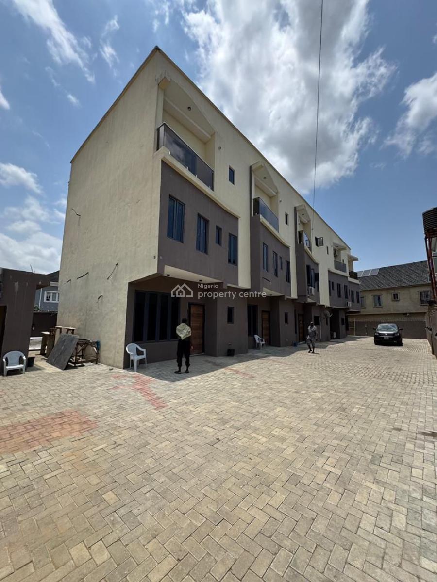Elegant Newly Built 4 Bedroom Terrace Duplex Plus Bq, Gbagada, Lagos, Terraced Duplex for Sale