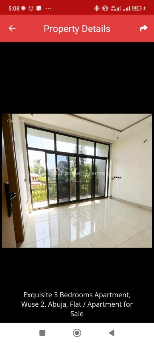a Brand New 3-bed Spacious Premium Flat, Fct, Wuse 2, Abuja, Flat / Apartment for Sale