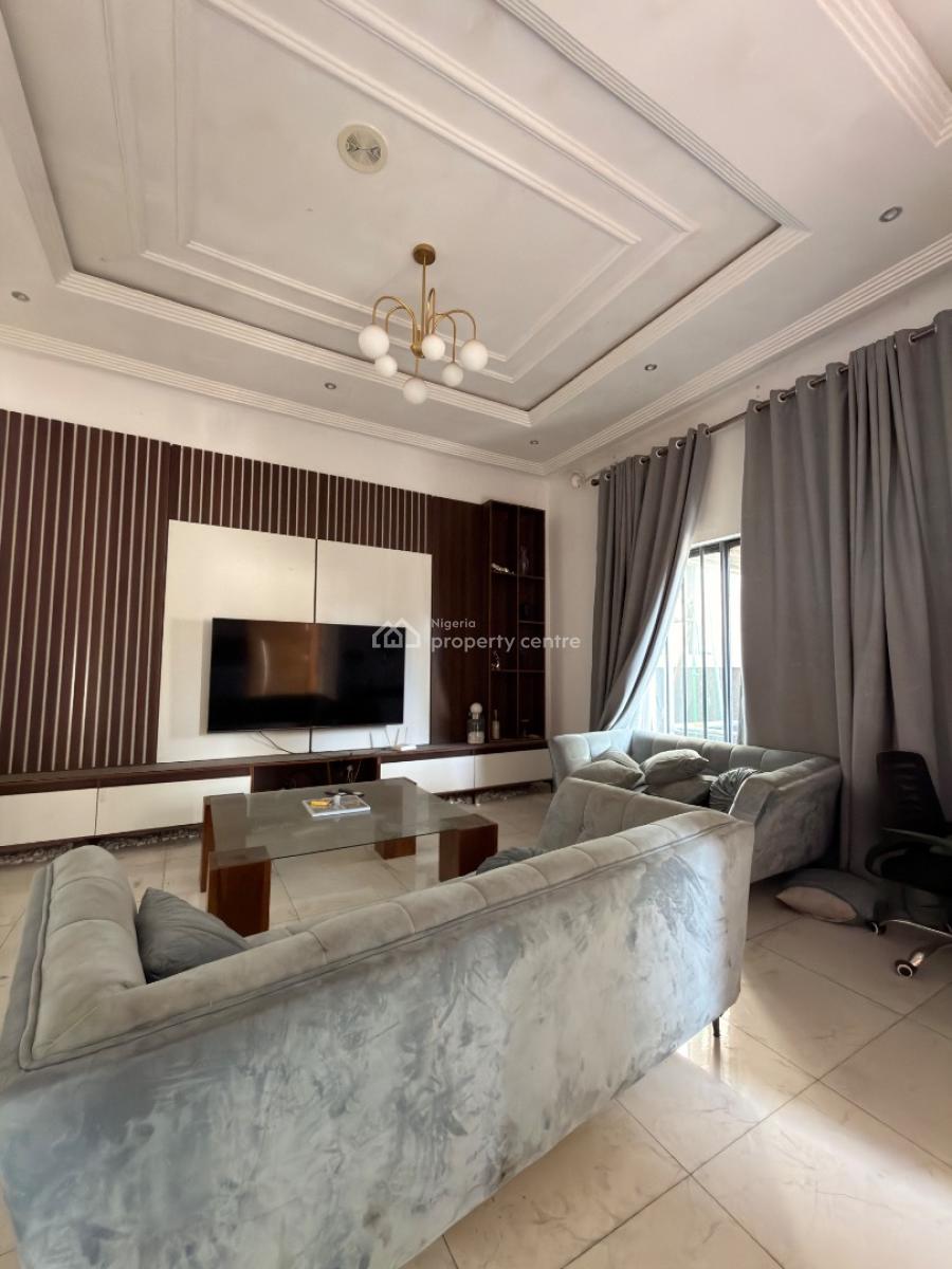 Furnished to Taste 4bed with Bq, Oral Estate, Lekki, Lagos, Semi-detached Duplex for Rent