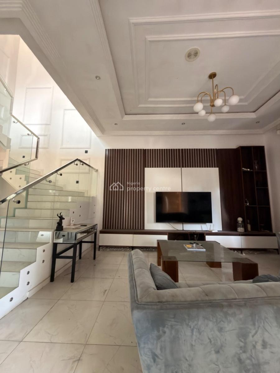 Furnished to Taste 4bed with Bq, Oral Estate, Lekki, Lagos, Semi-detached Duplex for Rent