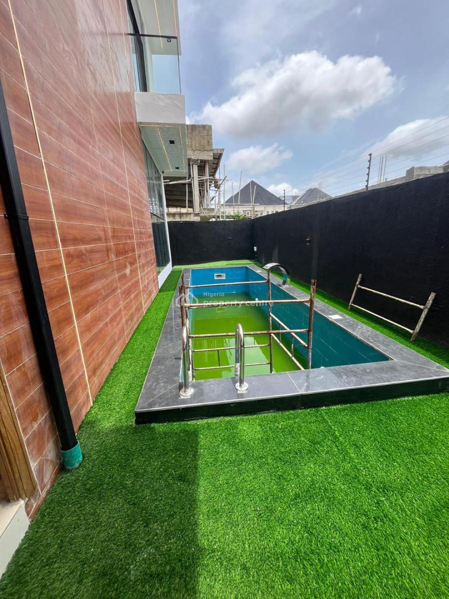 Brand New 5 Bedroom Luxurious Fully Detached Smart Home with Bq & Pool, Brand New 5 Bedroom Luxurious Fully Detached Smart Home with Bq & Pool, Vgc, Lekki, Lagos, Detached Duplex for Sale