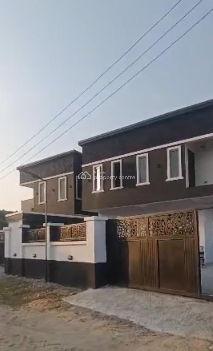 Brand New Luxury 3 Bedrooms Fully Detached Duplex in a Well Secured Environ, Oribanwa Phase 2, Just After Mayfair Garden Estate, Awoyaya, Ibeju Lekki, Lagos, Detached Duplex for Sale