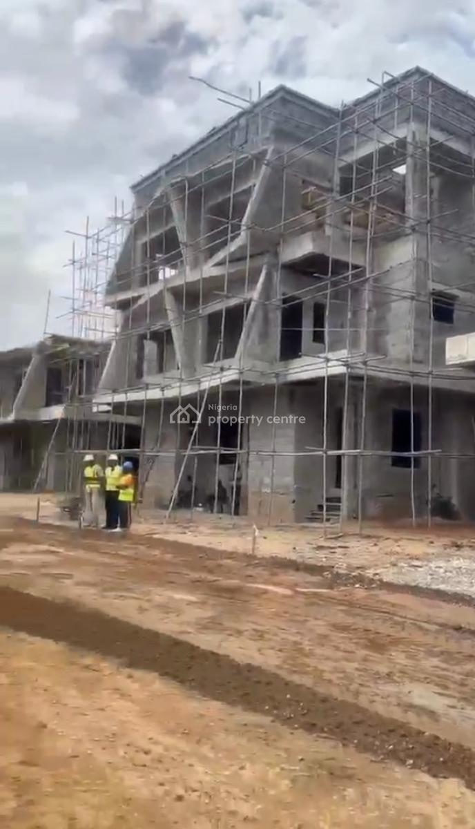4-bedroom Terrace Duplex + Bq, Katam, Katampe Extension, Katampe, Abuja, Terraced Duplex for Sale
