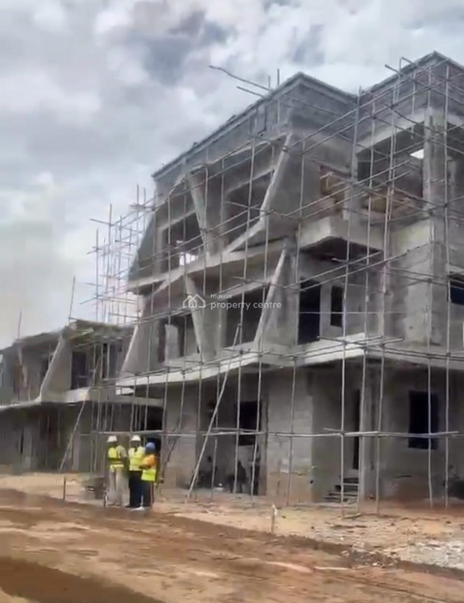 4-bedroom Terrace Duplex + Bq, Katam, Katampe Extension, Katampe, Abuja, Terraced Duplex for Sale