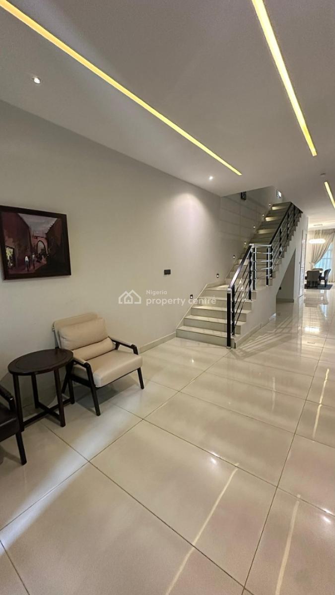Lux Furnished 2 Bedroom Apartment with Standard Kitchen  in a Peaceful, Northern Forshore,   Chevron - Lekki - Lagos, Lekki, Lagos, Terraced Duplex for Rent