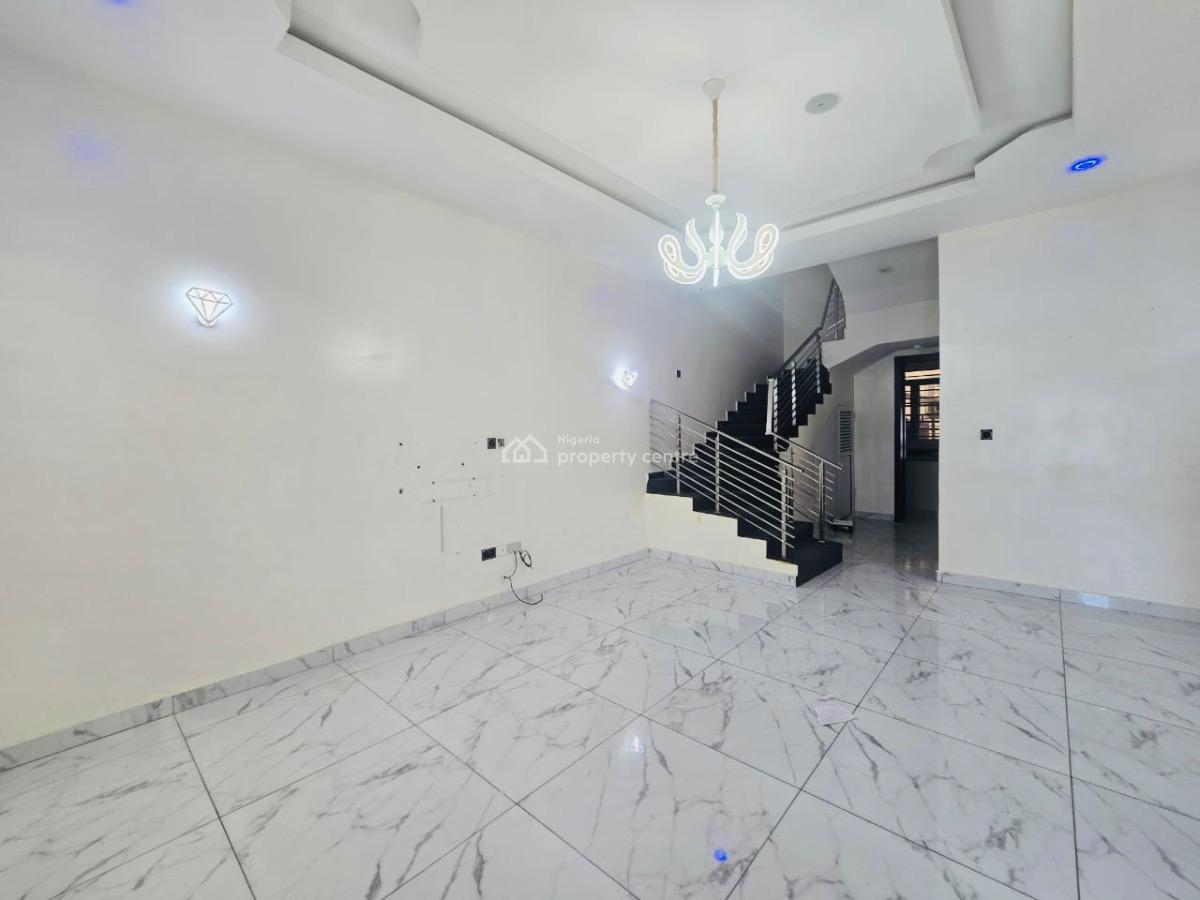 Exquisite 4 Bedroom Semi Detached Duplex with Bq and Security House, Chevron Lekki, Lekki, Lagos, Semi-detached Duplex for Rent