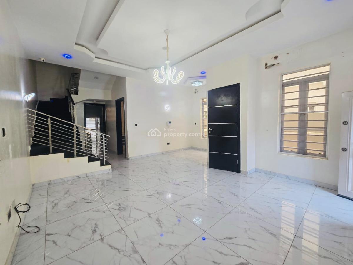 Exquisite 4 Bedroom Semi Detached Duplex with Bq and Security House, Chevron Lekki, Lekki, Lagos, Semi-detached Duplex for Rent