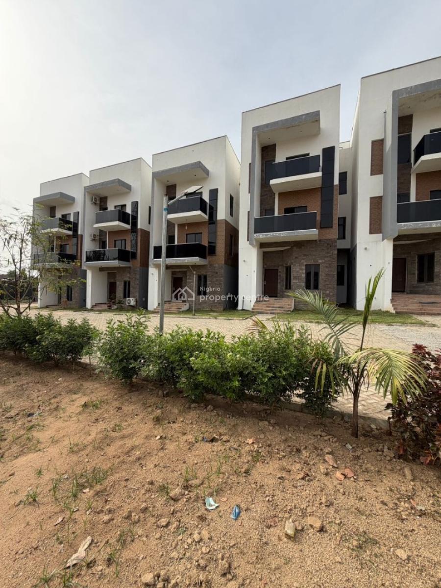 Newly Built 4 Bedroom Terrace Duplex with 1 Room Bq, Life Camp, Abuja, Terraced Duplex for Sale