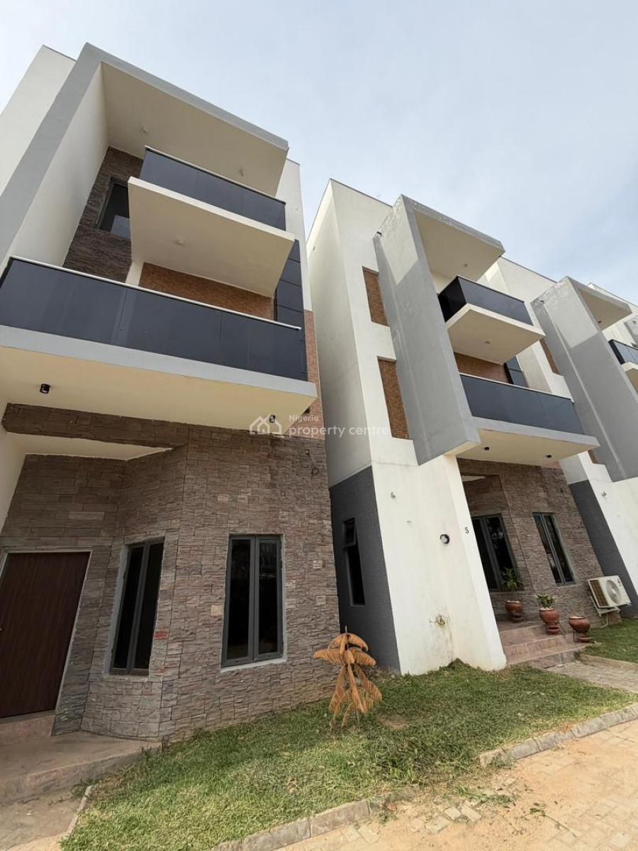 Newly Built 4 Bedroom Terrace Duplex with 1 Room Bq, Life Camp, Abuja, Terraced Duplex for Sale