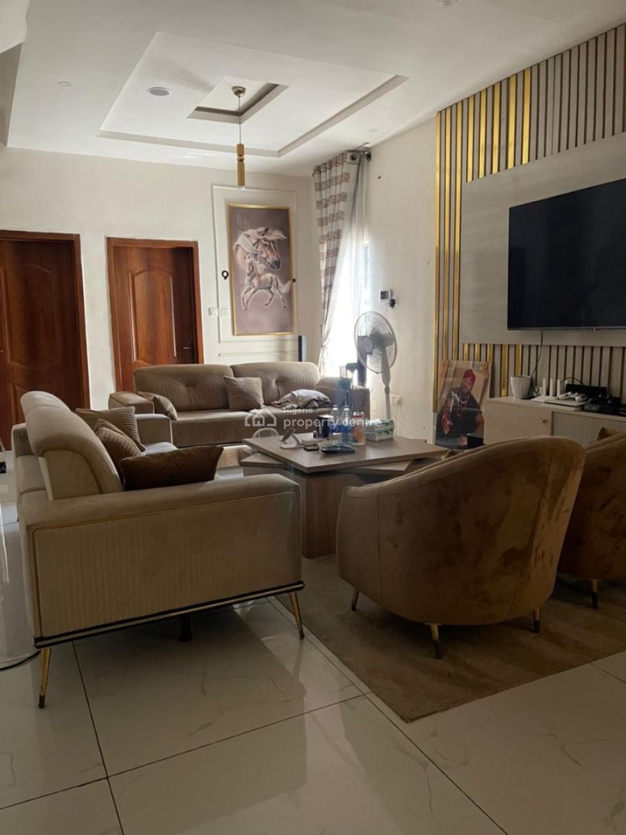 Luxury 3 Bedroom Fully Furnished Duplex with Excellent Facilities, Ikota Vill Estate, Lekki, Lagos, Terraced Duplex for Rent