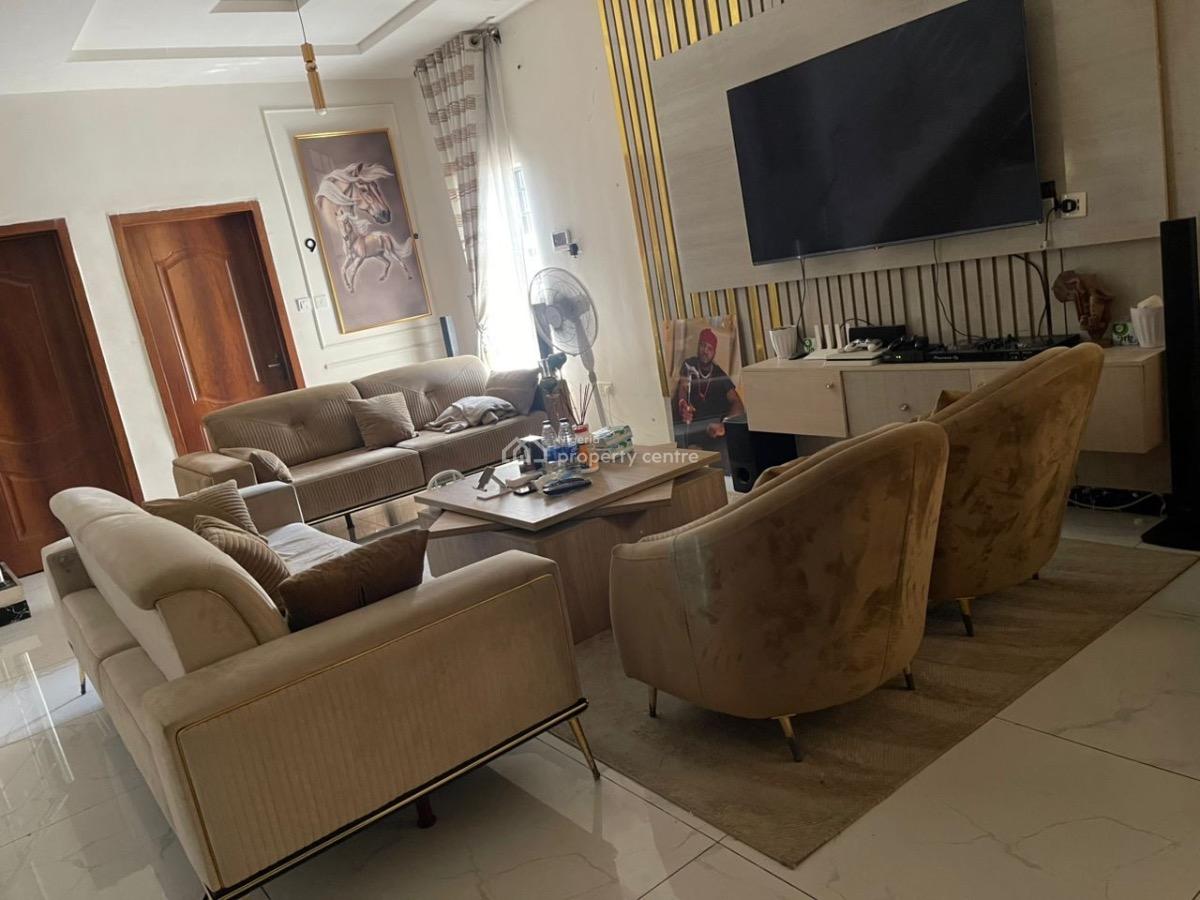 Luxury 3 Bedroom Fully Furnished Duplex with Excellent Facilities, Ikota Vill Estate, Lekki, Lagos, Terraced Duplex for Rent