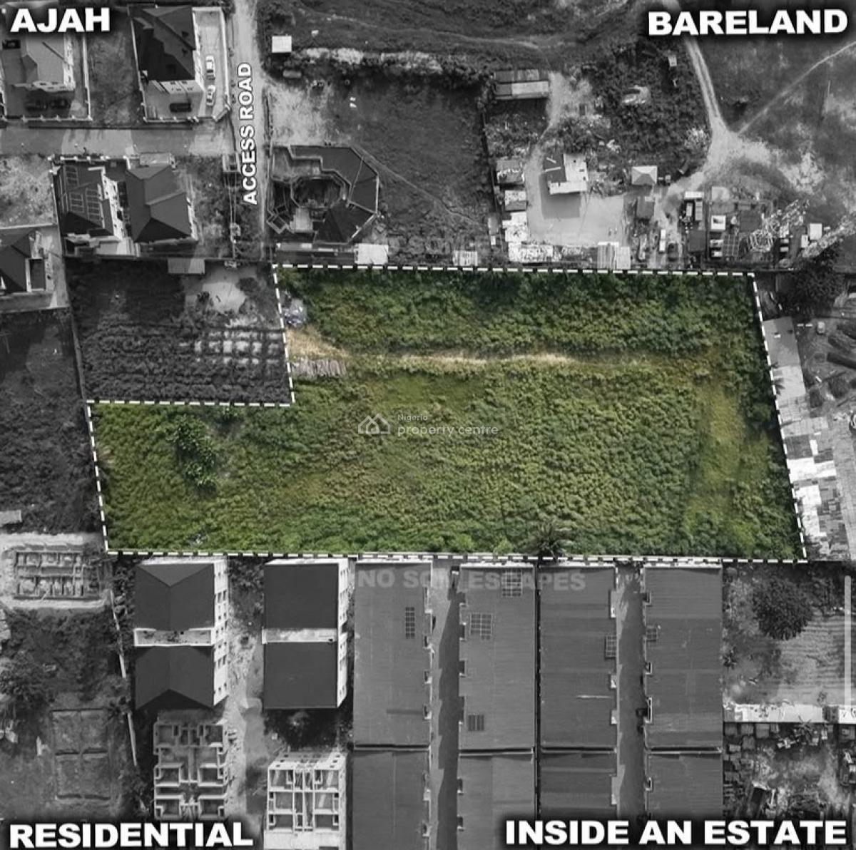 15 Plots (8,403 Sqm) Inside an Estate Facing Express (owner Sell All), Ajah Lekki Lagos, Ajah, Lagos, Residential Land for Sale