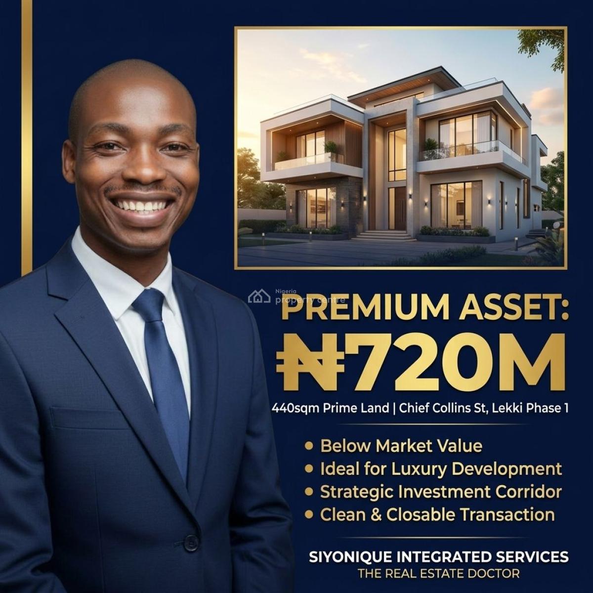 The Blueprint for Luxury: Your Next Development Starts Here Strategic, Lekki Phase 1, Lekki, Lagos, Residential Land for Sale