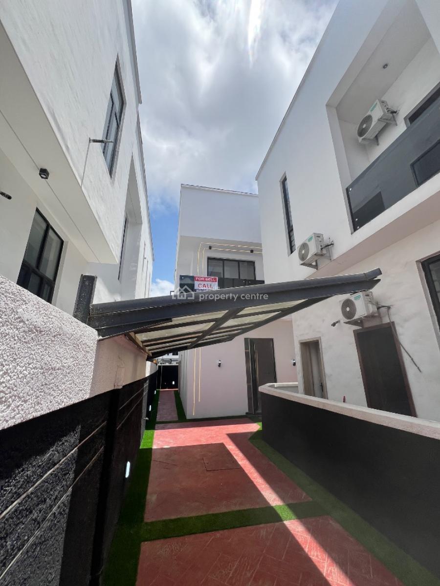4 Bedroom Semi Detached Duplex with a Bq in a Secured Estate, Chevron, Beside Second Lekki Toll Gate, Igbo Efon, Lekki, Lagos, Semi-detached Duplex for Sale