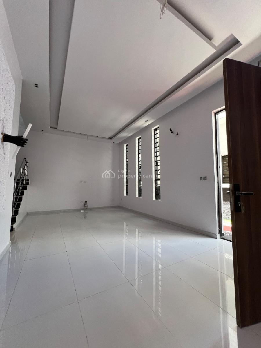 4 Bedroom Semi Detached Duplex with a Bq in a Secured Estate, Chevron, Beside Second Lekki Toll Gate, Igbo Efon, Lekki, Lagos, Semi-detached Duplex for Sale