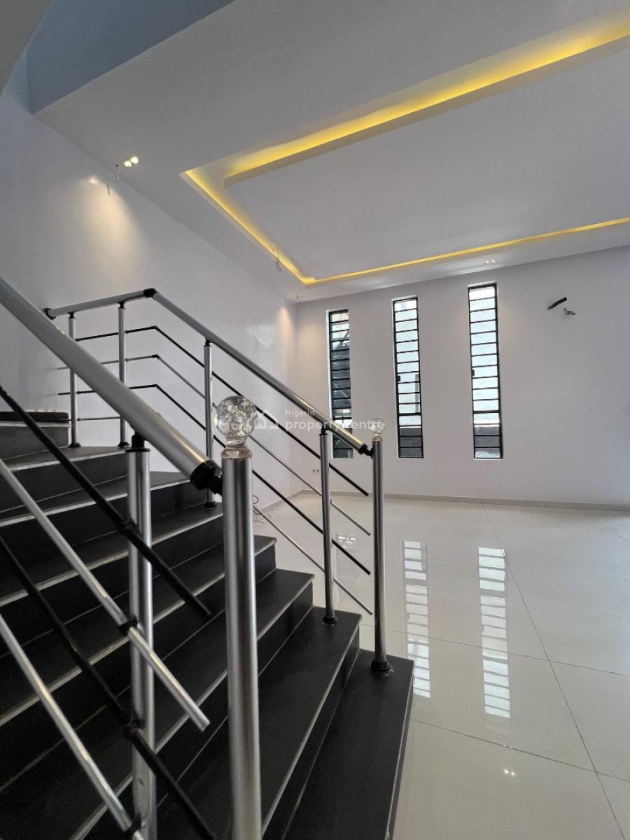 4 Bedroom Semi Detached Duplex with a Bq in a Secured Estate, Chevron, Beside Second Lekki Toll Gate, Igbo Efon, Lekki, Lagos, Semi-detached Duplex for Sale