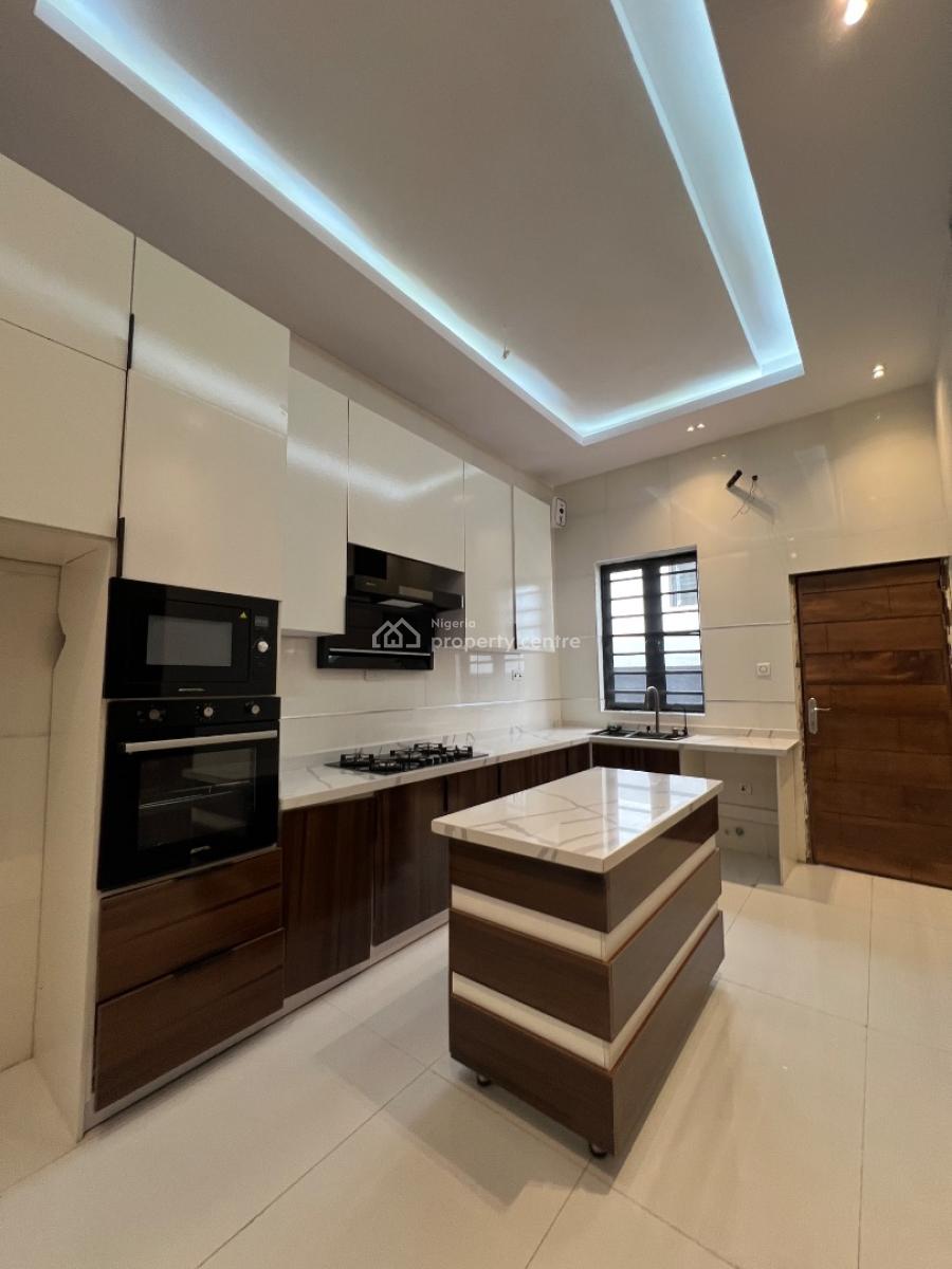 4 Bedroom Semi Detached Duplex with a Bq in a Secured Estate, Chevron, Beside Second Lekki Toll Gate, Igbo Efon, Lekki, Lagos, Semi-detached Duplex for Sale