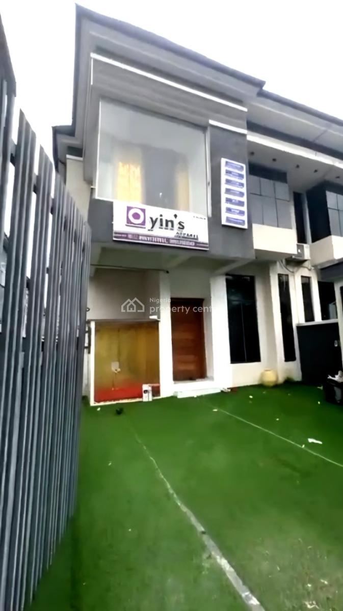 Self Compound 4 Bedrooms Semi-detcahed Duplex with a Room Bq, Chervon Alternative Route, Lekki, Lagos, Commercial Property for Sale